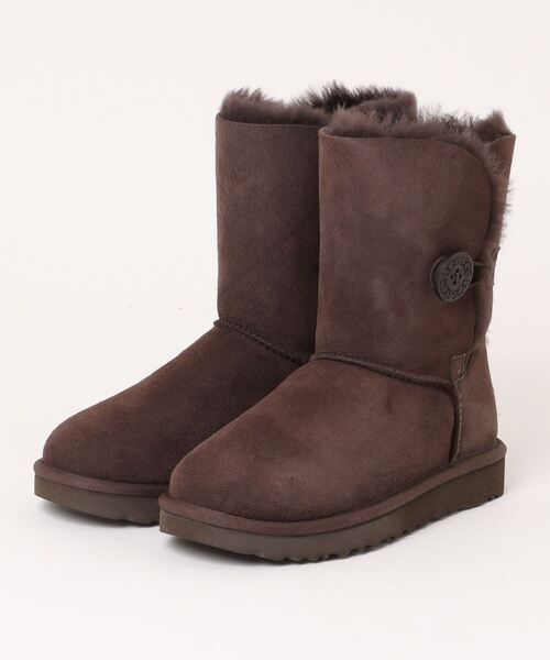 UGGベイリーボタンブーツ 24㎝ UGG ムートンブーツ ベイリーボタン 24センチ CHESTNUT
