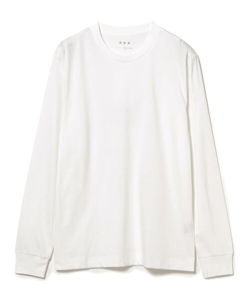 three dots tシャツ / ロングスリーブ クルーネックTシャツ