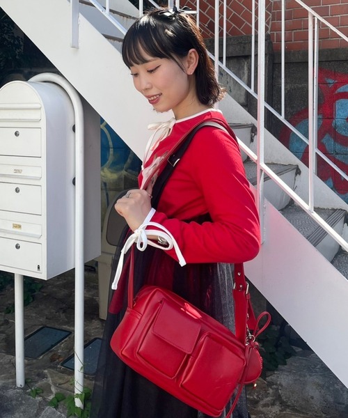 Candy Stripper ショルダーバッグ バッグ CND SQUARE SHOULDER