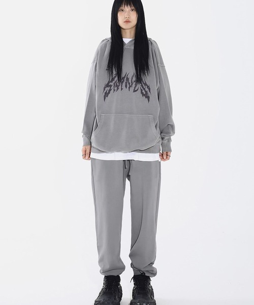 トレーナー スウェット 「UNISEX」SAINTPAIN／メタルピグメントプルオーバー レディース メンズ SAINTPAIN（セイントペイン）の「【UNISEX】SAINTPAIN／メタル
