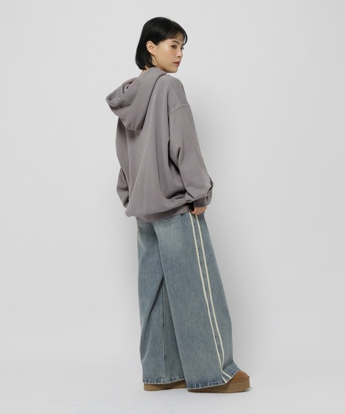 トレーナー スウェット 「UNISEX」SAINTPAIN／メタルピグメントプルオーバー レディース メンズ SAINTPAIN（セイントペイン）の「【UNISEX】SAINTPAIN／メタル