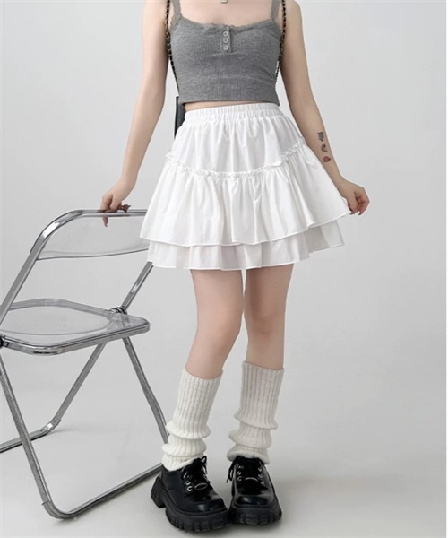DimMoire【ディムモアール】フリルミニスカパン/White 新品未使用 DimMoire【ディムモアール】フリルミニスカパン/White 新品未使用