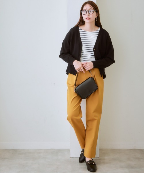 7days Life Styling カーディガン ゴールドボタンVネックニット