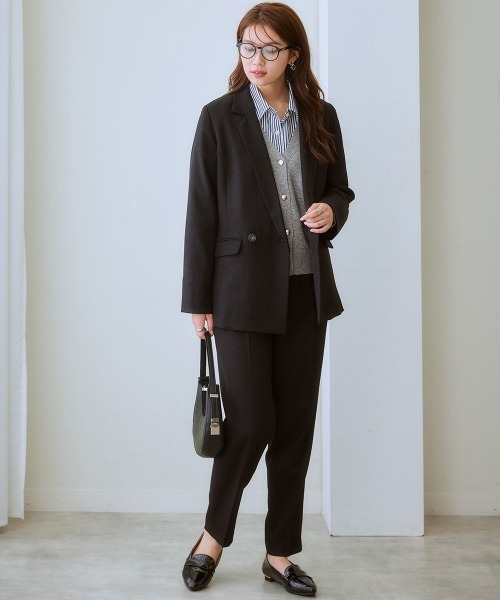 7days Life Styling カーディガン ゴールドボタンVネックニット