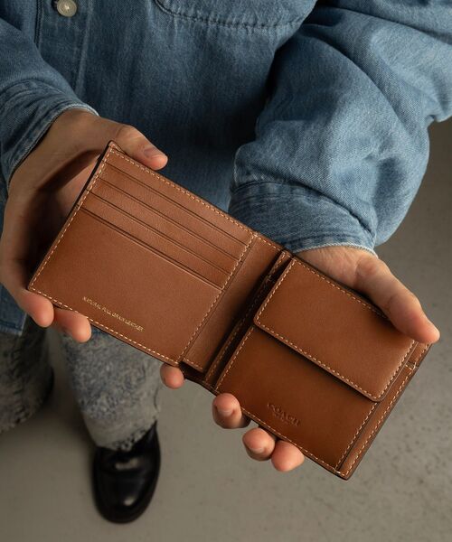 二つ折り財布 財布 コイン ウォレット メンズ レディースの画像