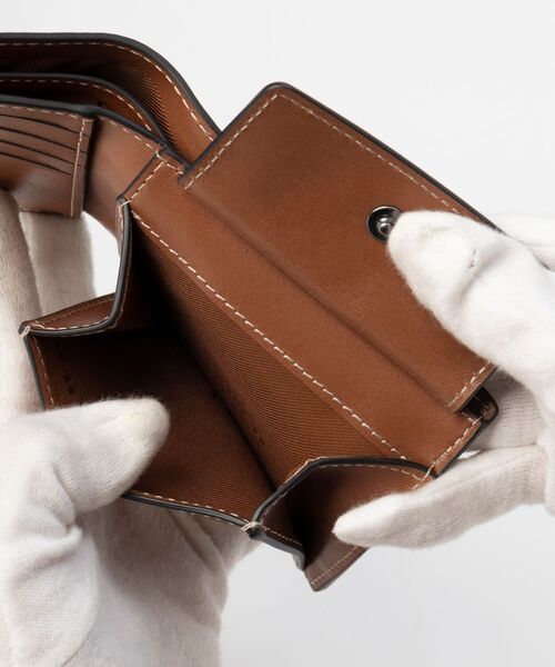 二つ折り財布 財布 コイン ウォレット メンズ レディースの画像