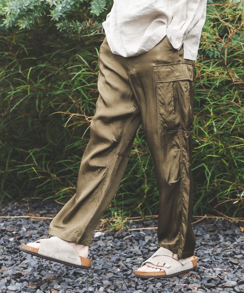 MR.OLIVE（ミスターオリーブ） ワイドパンツ カーゴパンツ PIGMENT