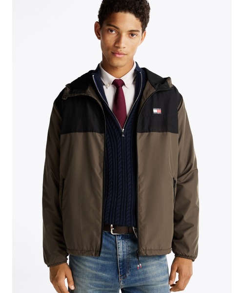TOMNY JEANS メンズジャケット TOMMY JEANS（トミー・ジーンズ） ナイロンジャケット フリース