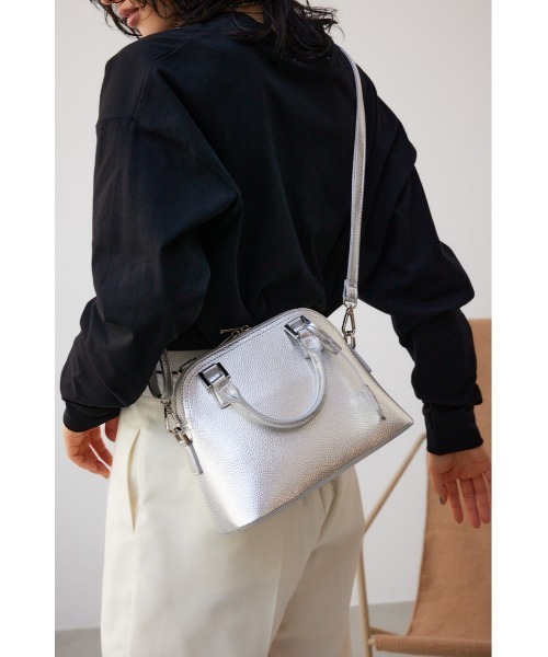 AC2106A メタリックシルバー Mサイズ ハイバック仕様 AZUL BY MOUSSY（アズールバイマウジー） ハンドバッグ 「リピートNo.1