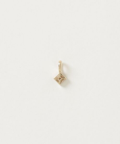 agete（アガット） チャーム K10ダイヤモンドチャーム（0.03ct