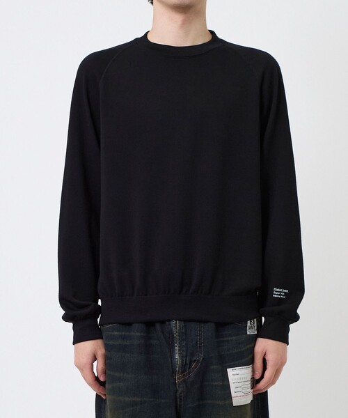 セーター ニット 「Product Twelve/プロダクトトゥエルブ」Super 140s Melino Wool Crewneck Sweat メンズ