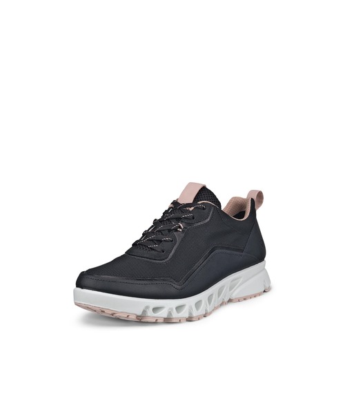 スニーカー ECCO マルチベント 本革 レディース GORETEX 防水 アウトドアスニーカー レディースの画像