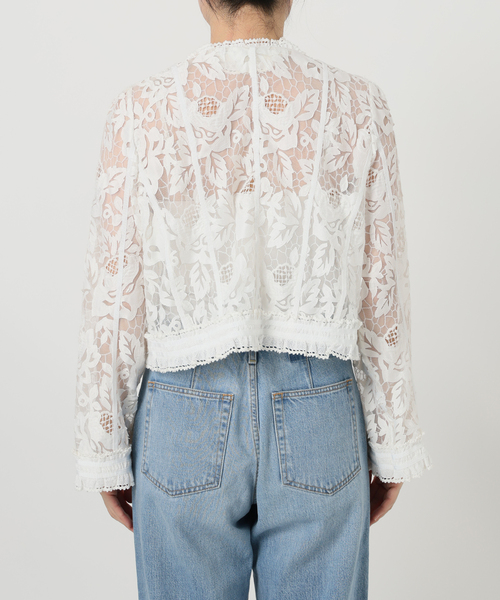 IENA LA BOUCLE ブラウス シャツ レースボレロブラウス