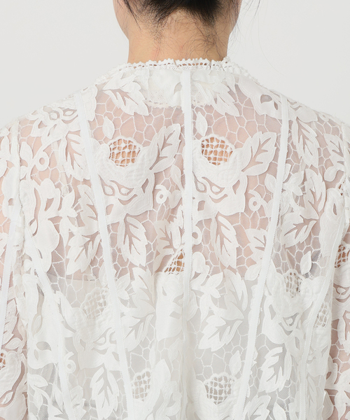 IENA LA BOUCLE ブラウス シャツ レースボレロブラウス