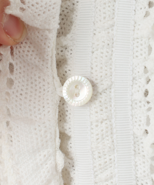 IENA LA BOUCLE ブラウス シャツ レースボレロブラウス