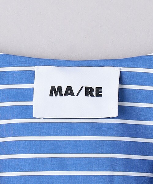 ブラウス シャツ 「MA/RE」ダイアゴナルボタン Vネック シャツ レディース セール】＜MA/RE＞ダイアゴナルボタン Vネック シャツ（シャツ