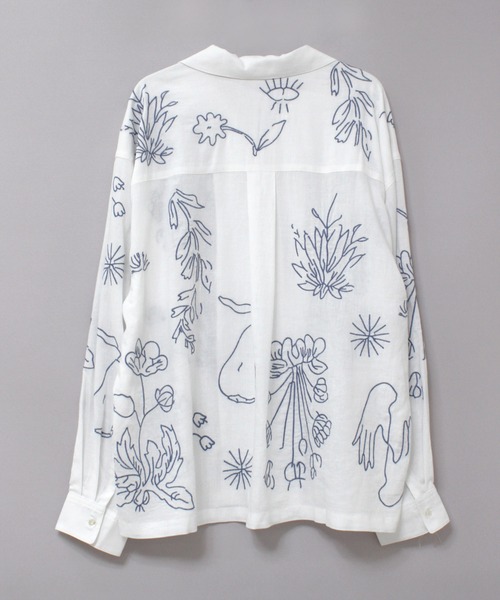 RNA-N ブラウス シャツ B2870 ラッキーモチーフシャツ レディース  