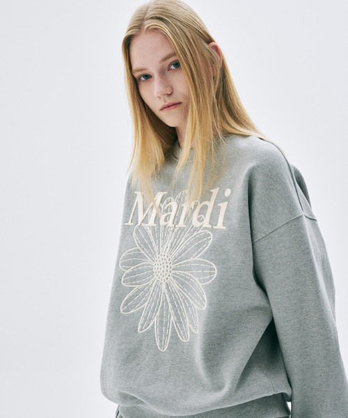 Mardi Mercredi トレーナー スウェット SWEATSHIRT FLOWERMARDI