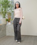 ワイドパンツ パンツ 「S・Mサイズ展開」ダブ...の詳細画像3