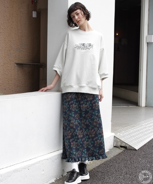 今期完売品タグ付新品H.A.K×BRENTS プレミアム裏毛半袖トレーナー H.A.K トレーナー スウェット H．A．K×BRENTS プレミアム裏毛