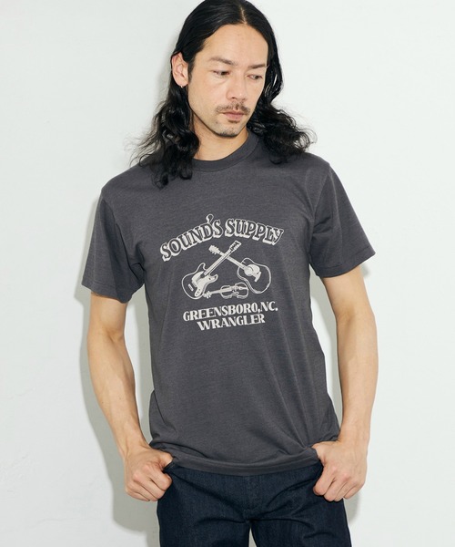 Wrangler（ラングラー） tシャツ クルーネックTシャツ メンズ