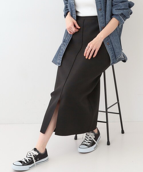 ❣️美品❣️EARLY GATES モックネック、スカート❣️セットアップ❗️ DRESKIP（ドレスキップ） スカート 「洗える/セットアップ可」前後2WAY