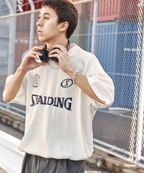 SPALDING（スポルディング） tシャツ 別注 ロゴ刺繍/プリント ゲーム