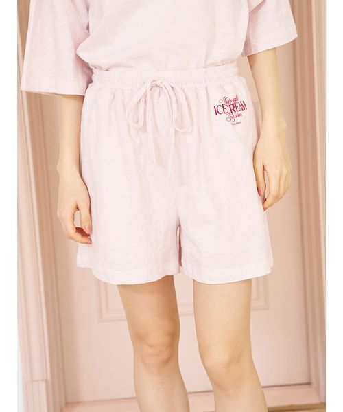 【gelato pique ルームウェア 上下セット＋ショートパンツ】 gelato pique パジャマ ルームウェア 「COOL COLLECTION」「接触