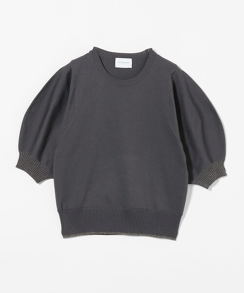 UNITED ARROWS ニット セーター ラメ パフスリーブ レディース