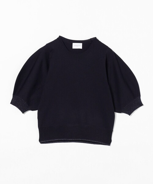 UNITED ARROWS ニット セーター ラメ パフスリーブ レディース