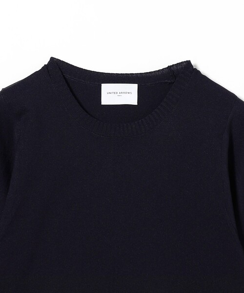 UNITED ARROWS ニット セーター ラメ パフスリーブ レディース