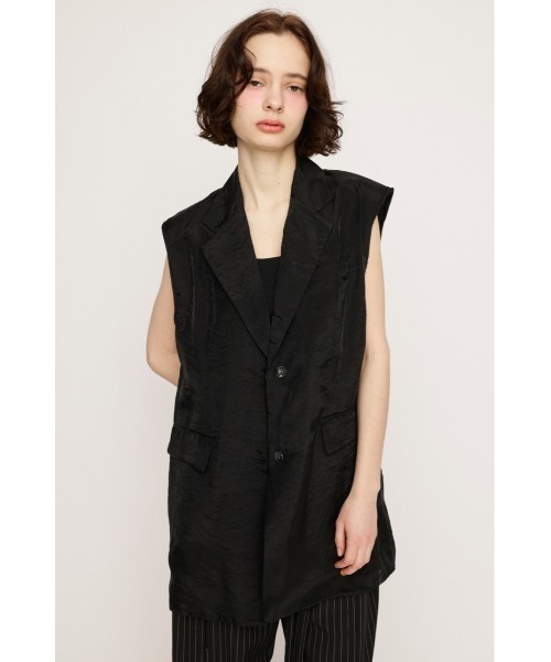shéller、ジレ、ベスト SLY（スライ） ベスト ジレ SHEER TAILOR VEST シアー テイラー ベスト