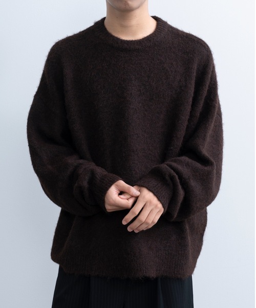 SINSS 長袖ニット SMALL ブラウン メンズ : ZOZOTOWN Yahoo!店 - 通販