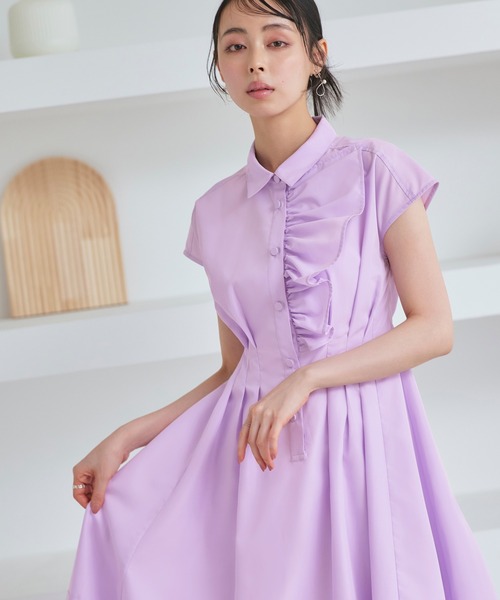RUIRUE BOUTIQUE（ルイルエブティック） シャツワンピース 洗える
