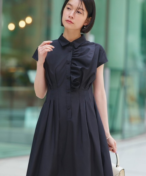 RUIRUE BOUTIQUE（ルイルエブティック） シャツワンピース 洗える