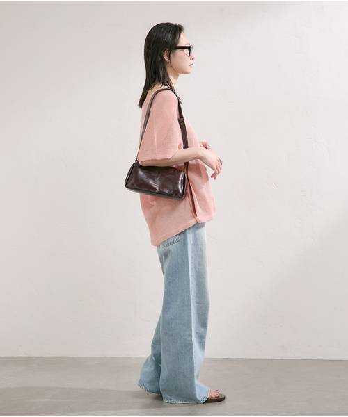 JOURNAL STANDARD ニット セーター ペーパーヤーンキーネック