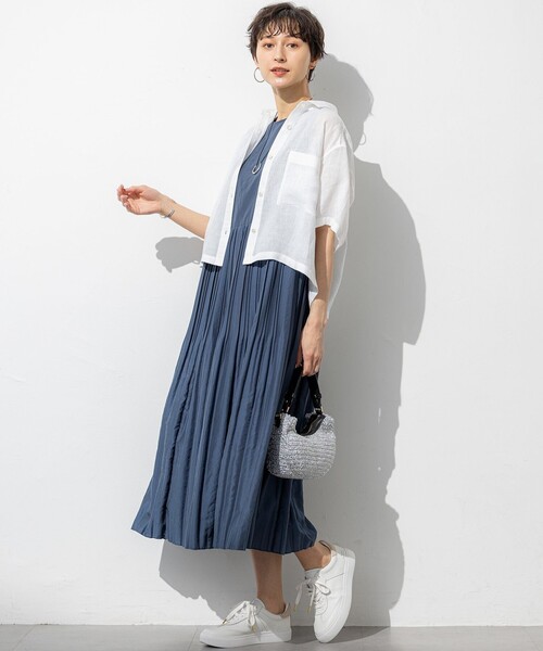 23区 ブラウス シャツ 「Oggi7月号掲載/洗える」LIBECOリネン