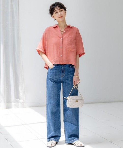 23区（ニジュウサンク） ブラウス シャツ 「Oggi7月号掲載/洗える