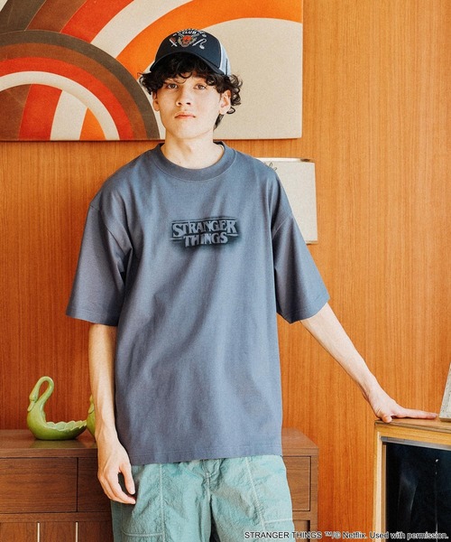 niko and…（ニコアンド） tシャツ 「STRANGER THINGS」コラボ プリント