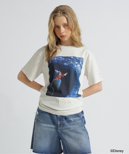 tシャツ 「Disney Collection」FANTASIA / MICKEY MOUSE / FILM MAGIC T-SHIRT / AVIR Disney Collection》FANTASIA / MICKEY MOUSE / FILM MAGIC