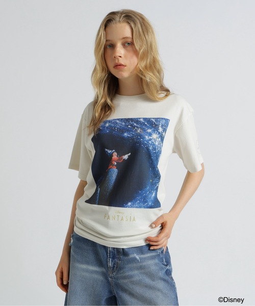 tシャツ 「Disney Collection」FANTASIA / MICKEY MOUSE / BROOM T-SHIRT / AVIREXWOM Disney Collection》FANTASIA ／ MICKEY MOUSE ／ BROOM T-SHIRT