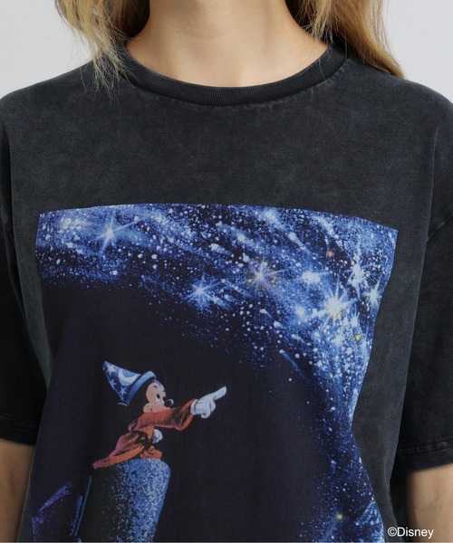 tシャツ 「Disney Collection」FANTASIA / MICKEY MOUSE / FOIL PRINT T-SHIRT / AVIR Amazon.com: Womens Disney Fantasia Mickey Mouse Sorcerer's