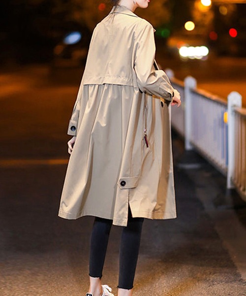 「Amulet」 トレンチコート M ベージュ レディース_画像6