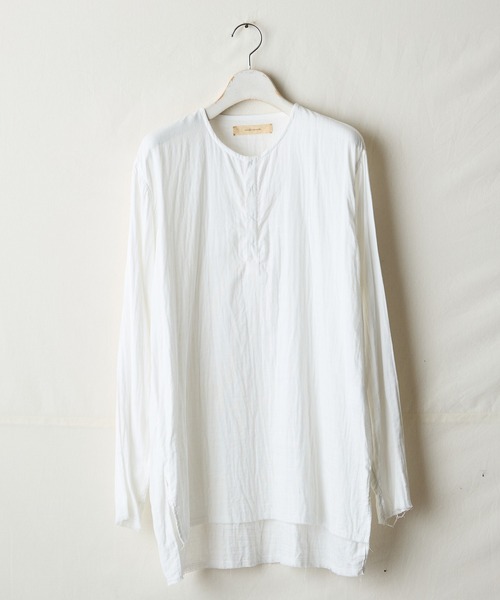 suzukitakayuki カットソー suzuki takayuki（スズキタカユキ）の「linen t-shirt（Tシャツ