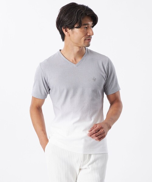 EPOCA UOMO（エポカ ウォモ） tシャツ グラデーションカットソー 
