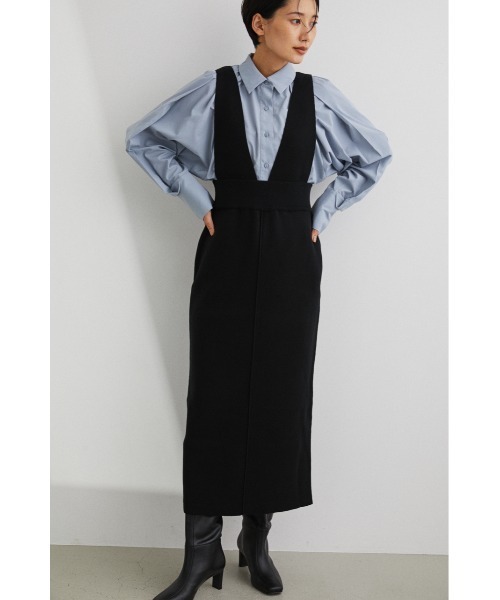 「STYLEMIXER」 ニットスカート SMALL ブラック レディース_画像3