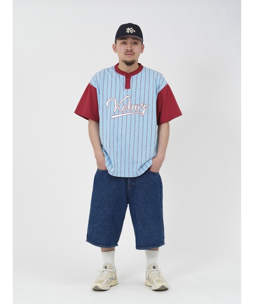 応援グッズ KEBOZ LIONS ROUND HENLEY NECK S/S TEE XL 応援グッズ KEBOZ LIONS ROUND HENLEY NECK S/S TEE XL KEBOZ