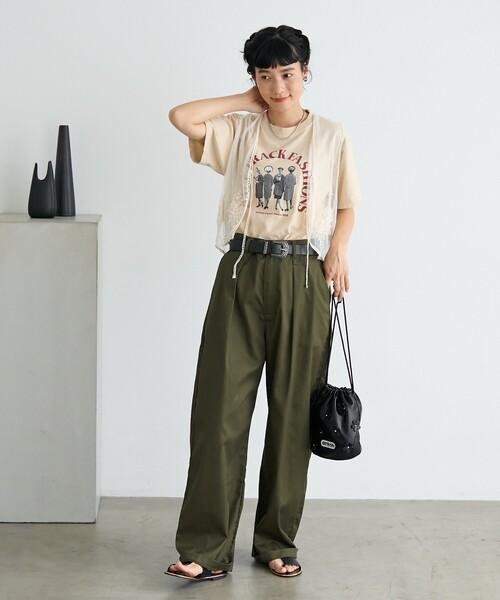 ベスト ジレ ナイロン レースベスト/シアーベスト レディース | FREAK'S STORE | 02