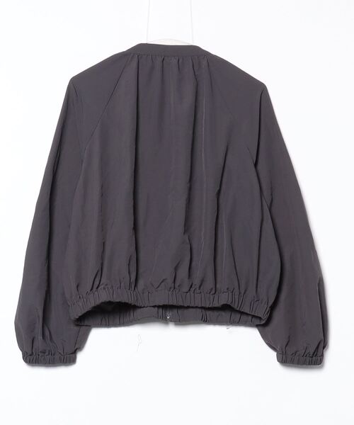「ROPE' PICNIC」 ナイロンブルゾン 38 チャコールグレー レディース