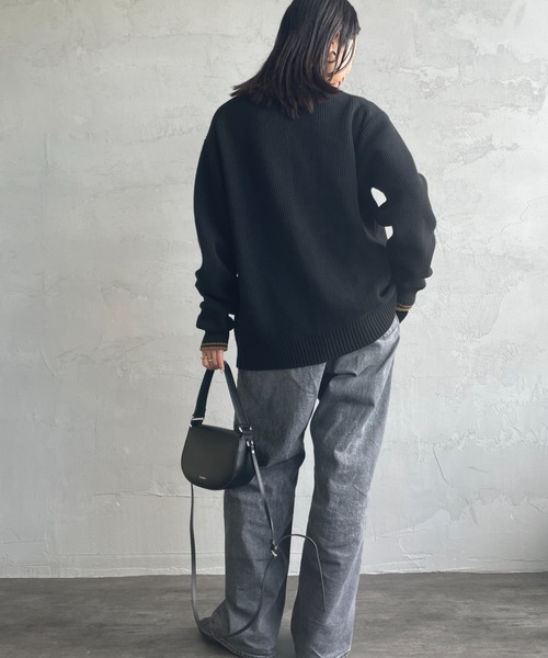 極美品 FRED PERRY ジャーナルスタンダード別注 アルパカ混カーディガン FRED PERRY ジャーナルスタンダード別注 アルパカ混 カーディガン L
